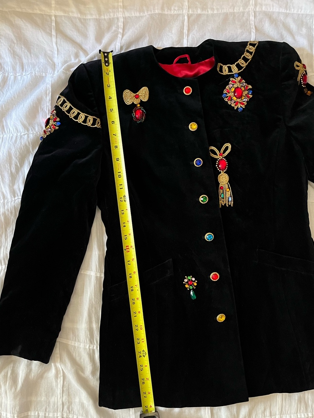 Escada Velvet Vintage Jacket - Picture 9 of 11